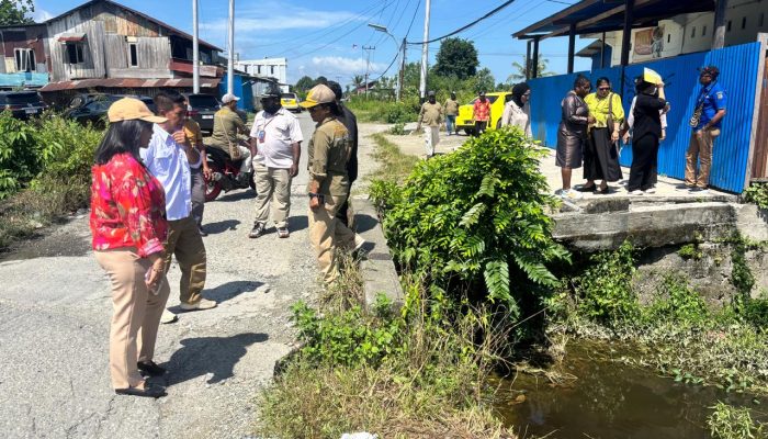 Kunker Tahap I, Komisi II DPRK Mimika Tinjau Sejumlah Lokasi di Distrik Wania, Warga Jalan Kasamol Irigasi Butuh Perhatian