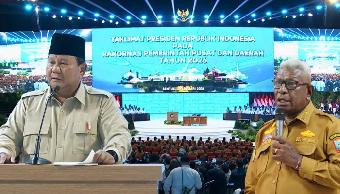 Siap Jalankan Arahan Presiden demi Kesejahteraan, Bupati dan Wabup Mimika Hadiri Rakornas di Sentul