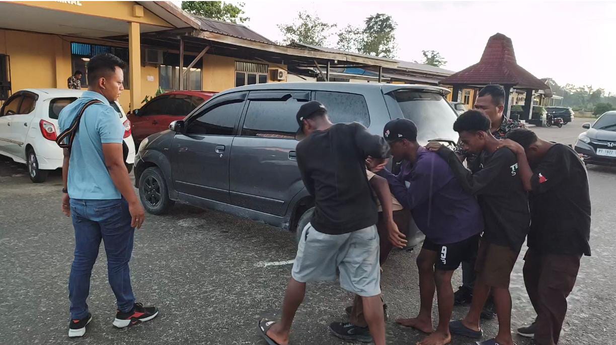 Tim Babat Polres Mimika Berhasil Bekuk Pelaku Curas Yang Terekam CCTV