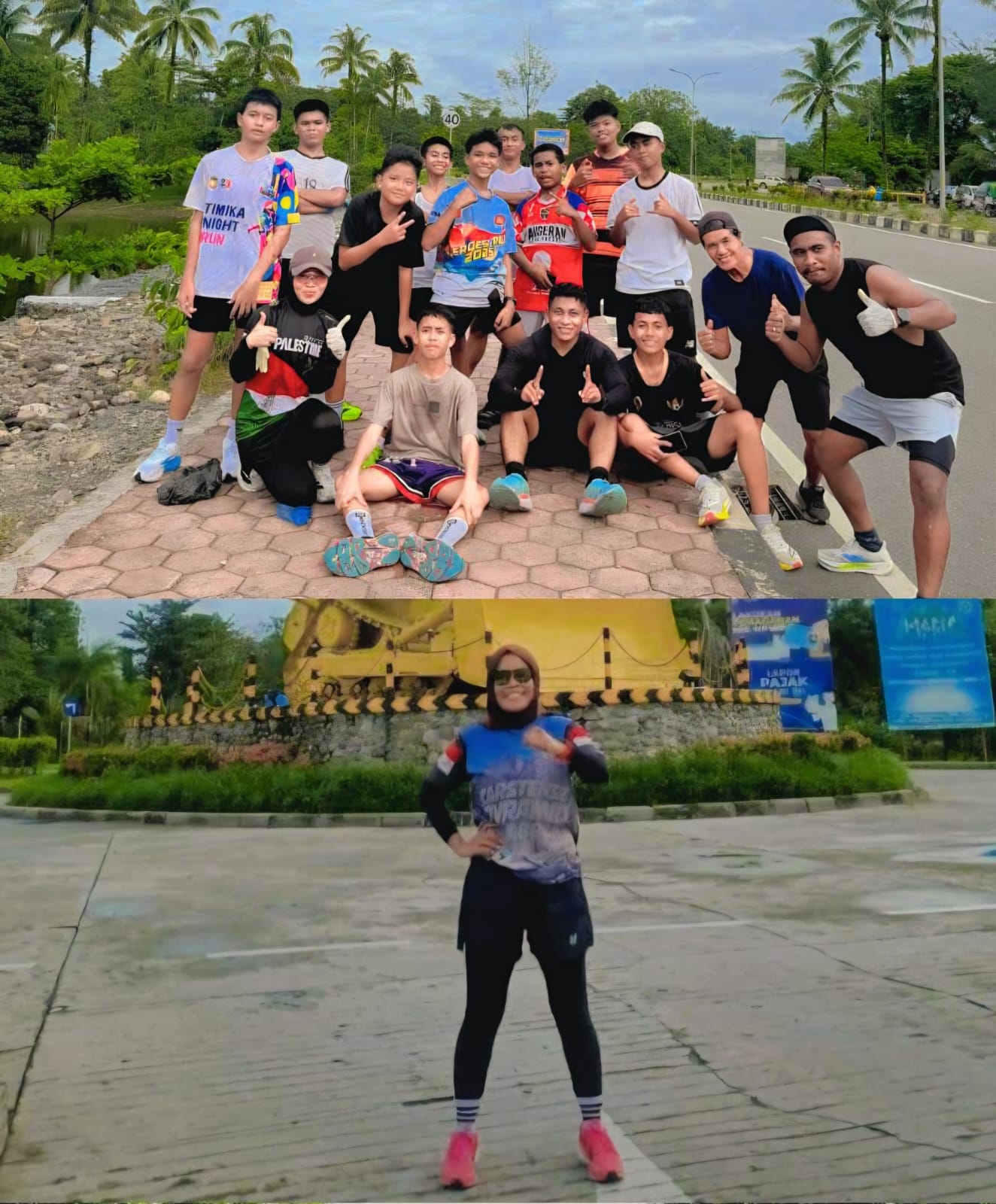 Pagar Kuning Tak Pernah Sepi: Semangat Warga Timika Berlari Tetap Menyala di Bulan Ramadhan