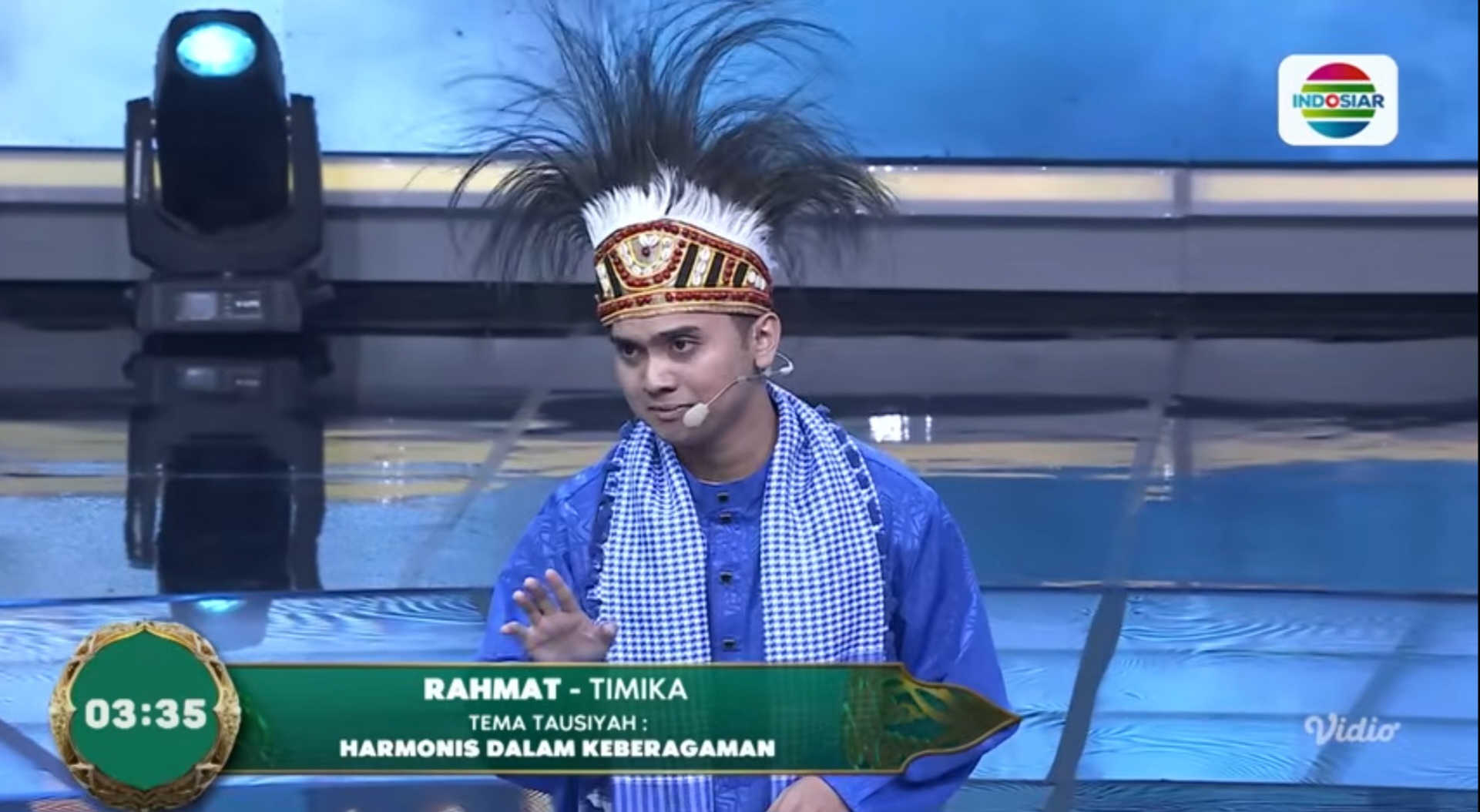 Guncang Indosiar!, Rahmat Asal Timika Buka Aksi dengan Salam “Amolongo Nimaowitimi, Saipa” di Akademi Sahur Indonesia