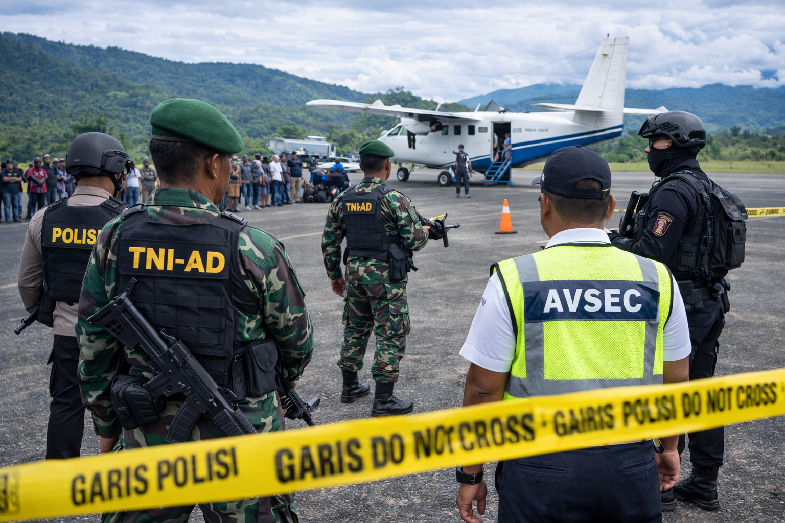 Kepala Suku Hormati Upaya TNI Mengembalikan Kondusititas Keamanan Bandara