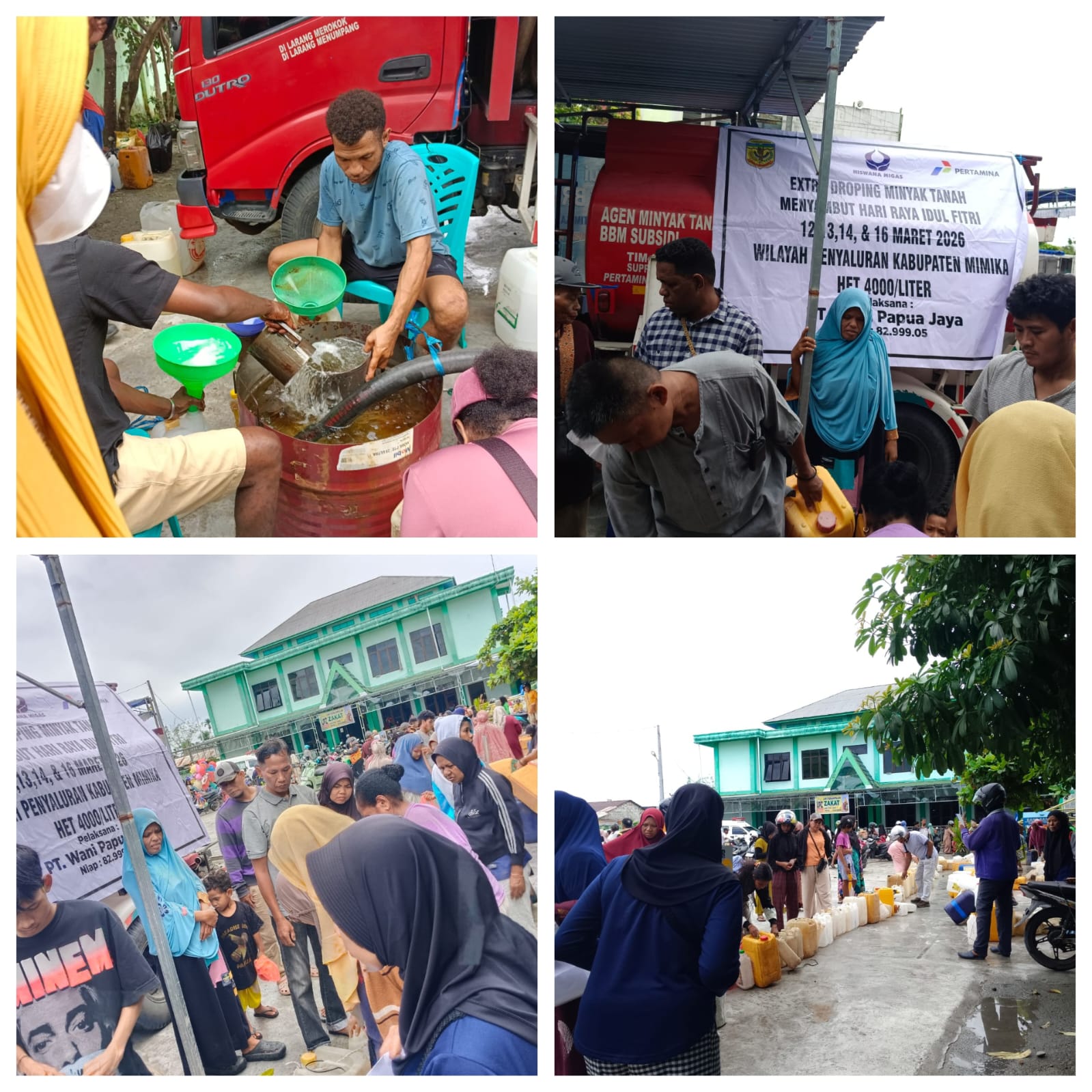 Pertamina dan Disperindag Mimika Salurkan Minyak Tanah Subsidi ke 20 Masjid Jelang Idulfitri