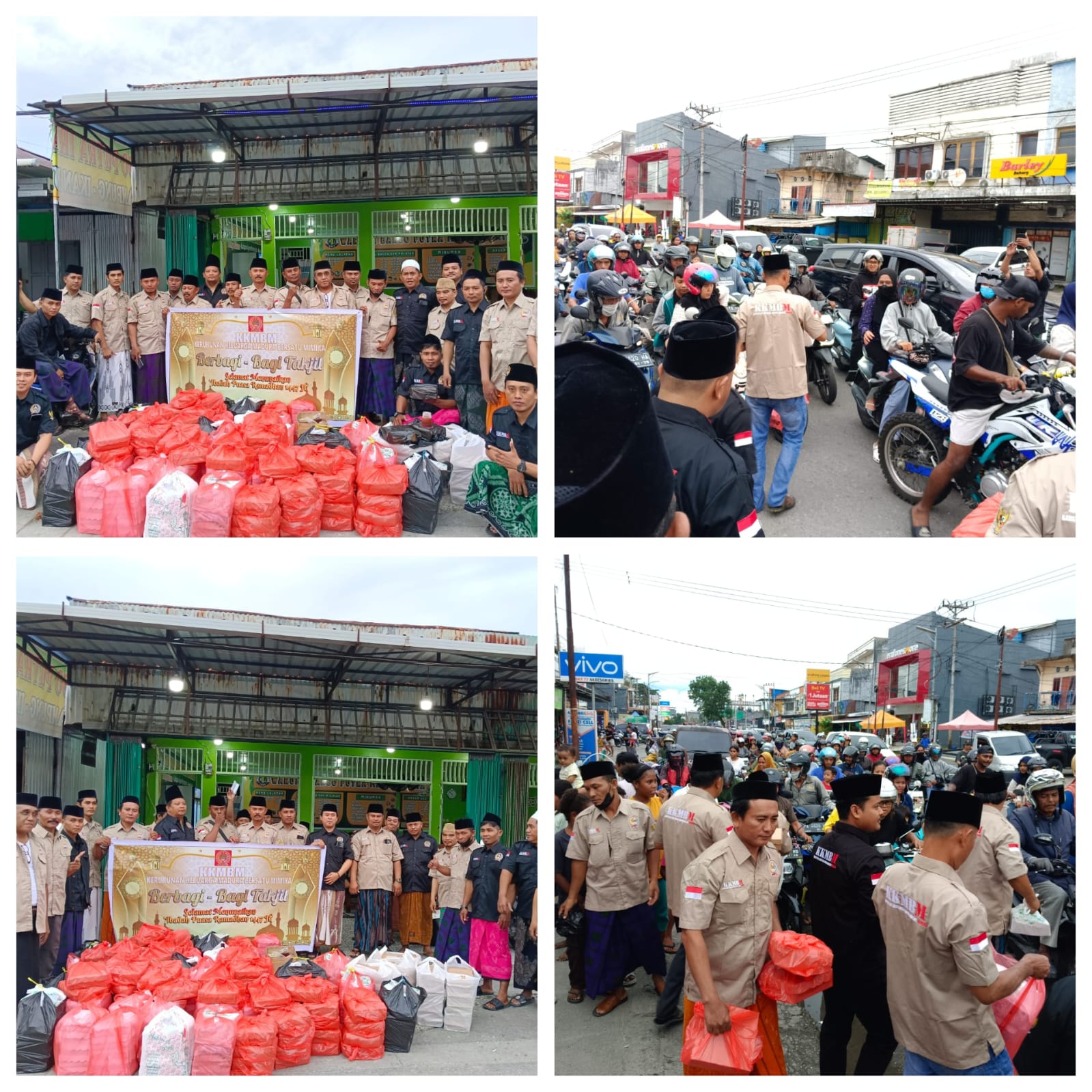 KKMBM Mimika Berbagi Takjil di Jalan Budi Utomo, Wujud Kepedulian di Bulan Ramadhan