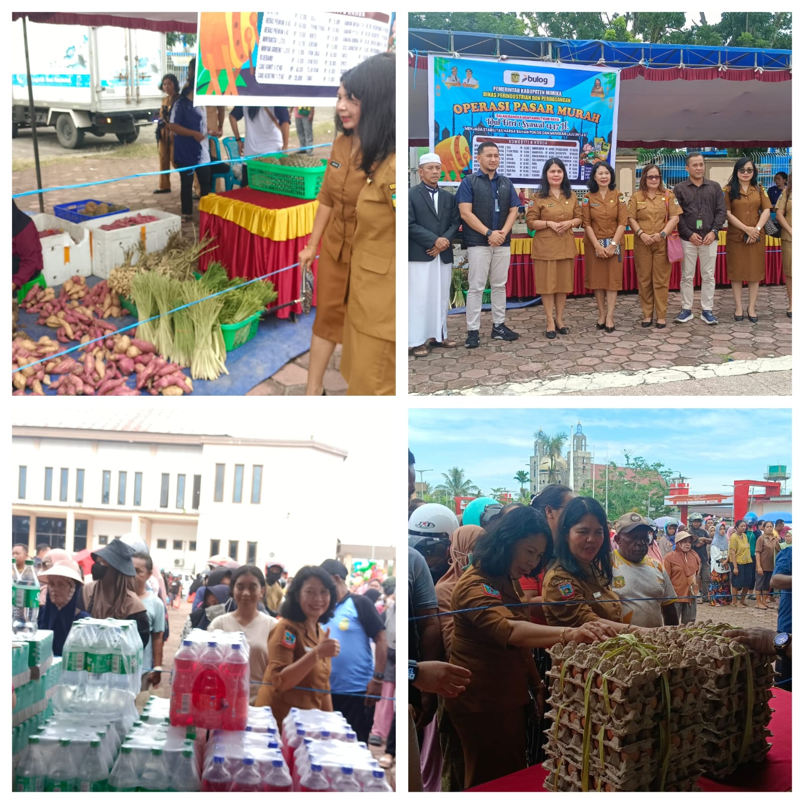Jelang Idul Fitri, Pemkab Mimika Gelar Pasar Murah di Emeneme Yauware