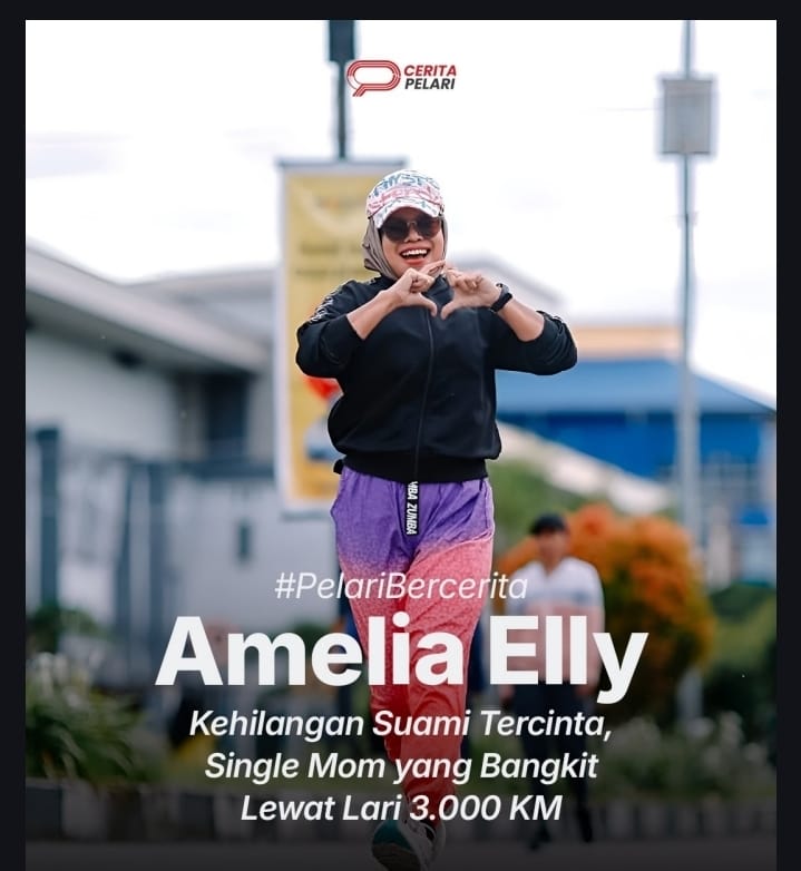 Dari Luka ke Lintasan: Kisah Amelia Elly, Single Mom Tangguh yang Menaklukkan 3.000 Km Lari