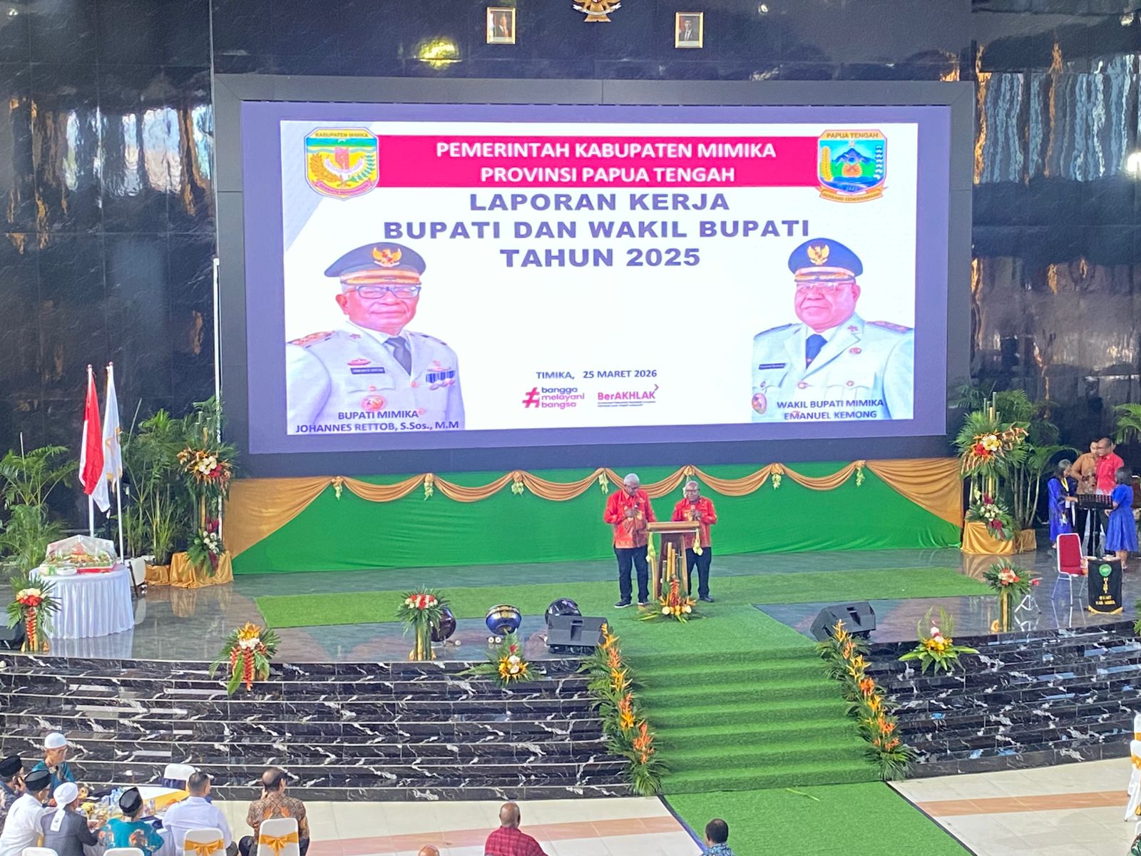 Halal Bihalal Jadi Momentum Refleksi, Johanes Rettob – Imanuel Kemong Perkuat Arah Transformasi Mimika