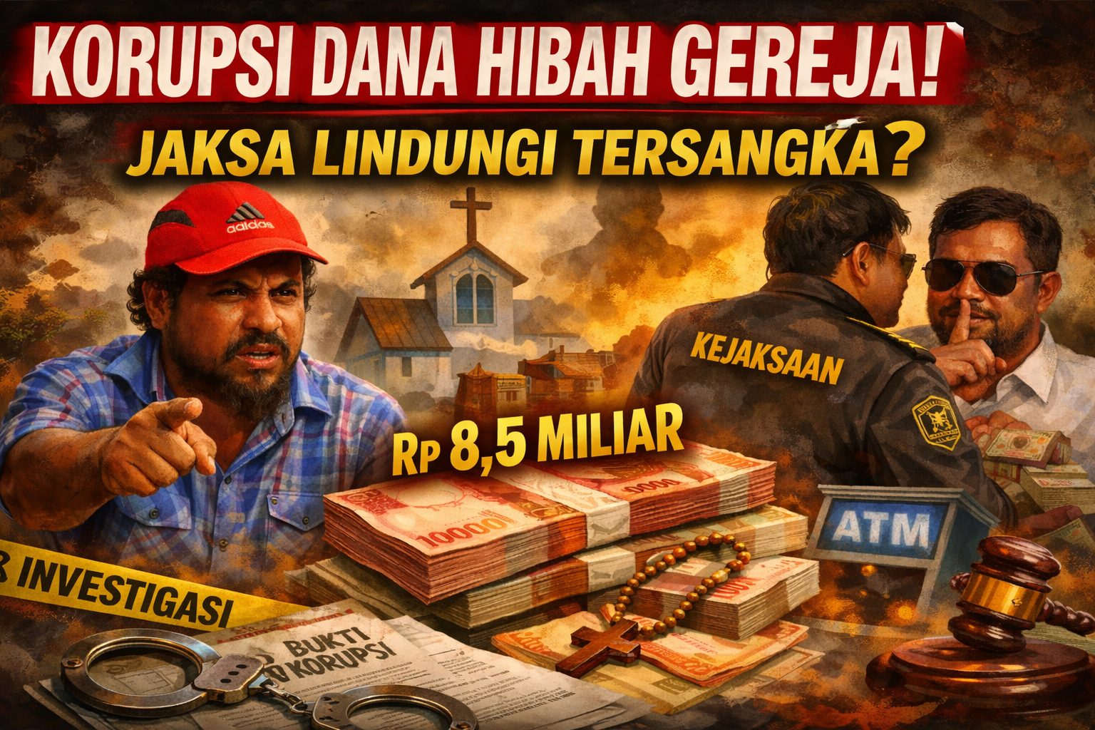 Hibah Gereja Rp8,5 Miliar Mandek 4 Tahun, Kampak Papua Desak Kejari Umumkan Tersangka