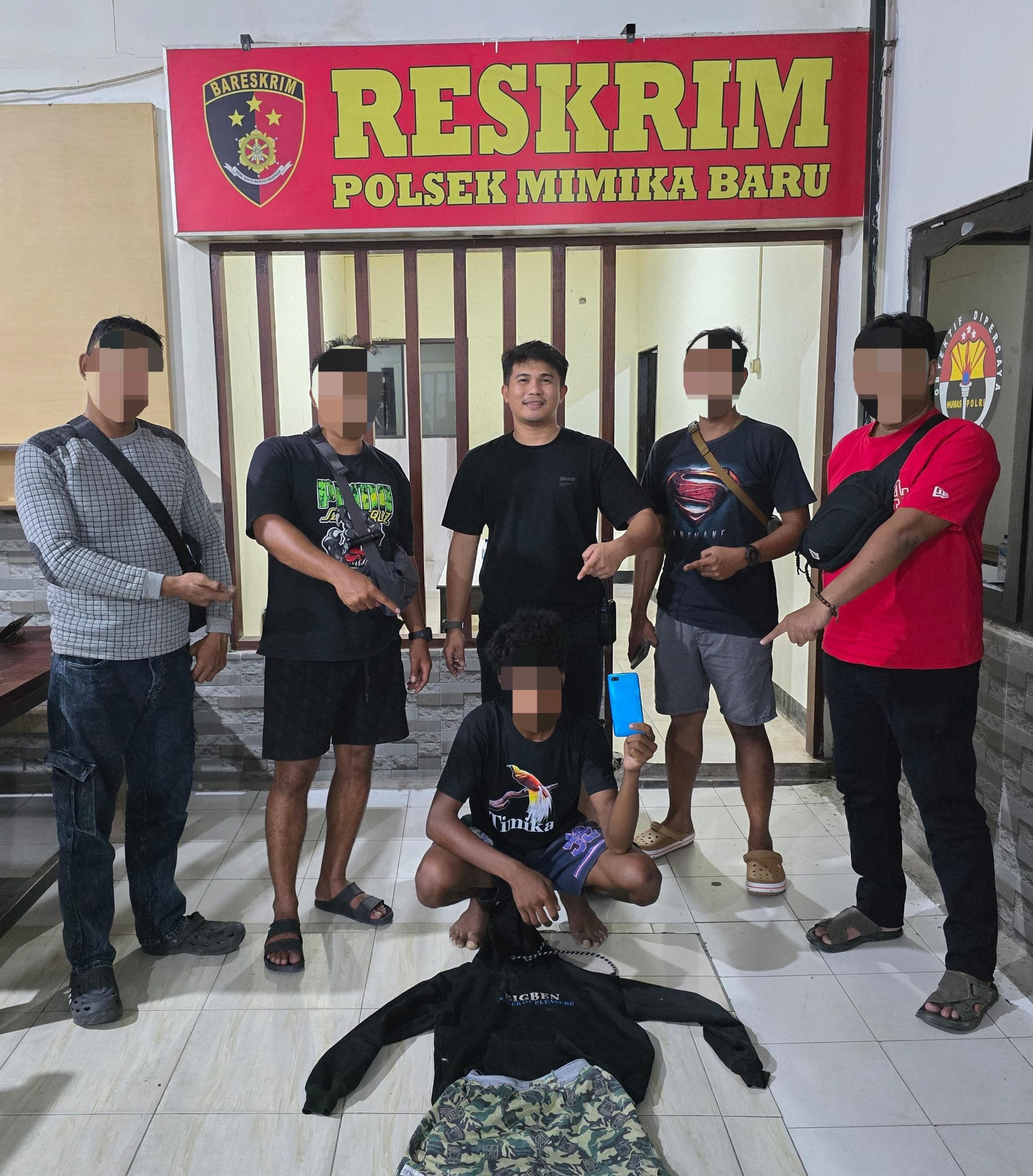 Aksi Pencurian Kios di Dingo Narama, Pelaku Diamankan Beserta Barang Bukti