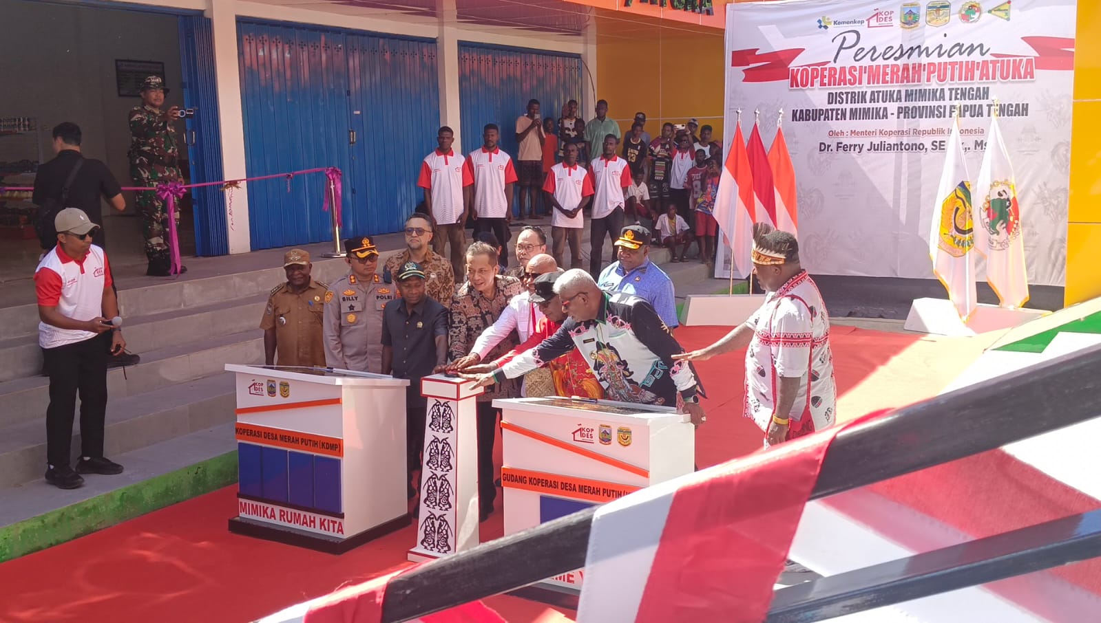 Kopdes di Atuka Sebagai Pilot Project, Pemkab Mimika Dukung Koperasi Sebagai Penggerak Ekonomi Masyarakat