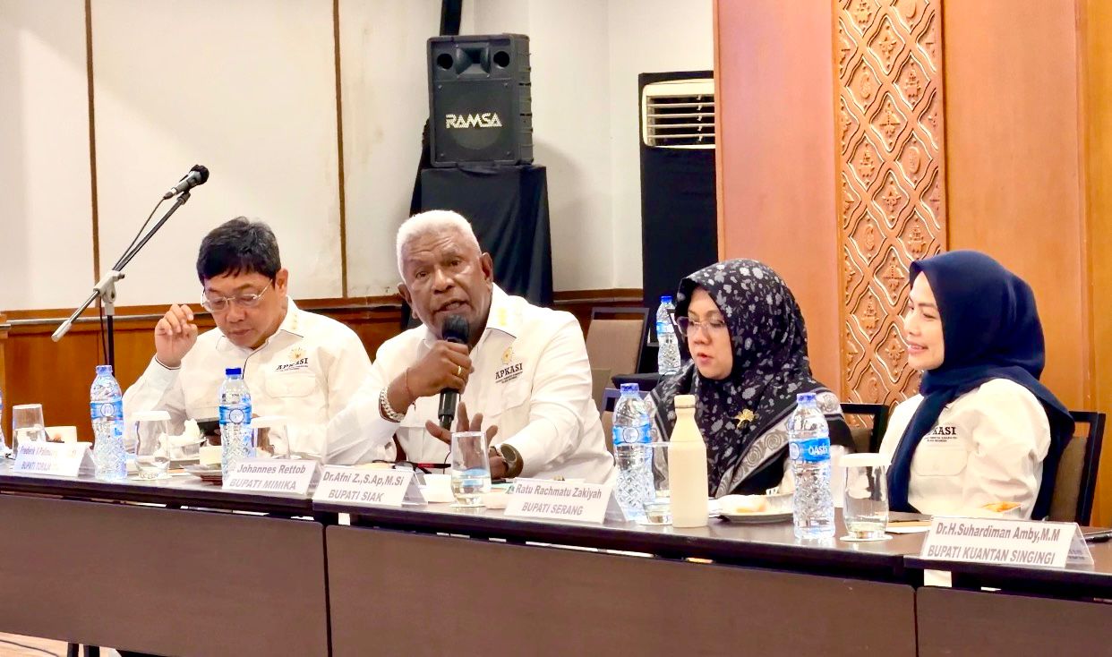 Bupati Mimika Soroti Ketimpangan Fiskal di Rapat APKASI 2026