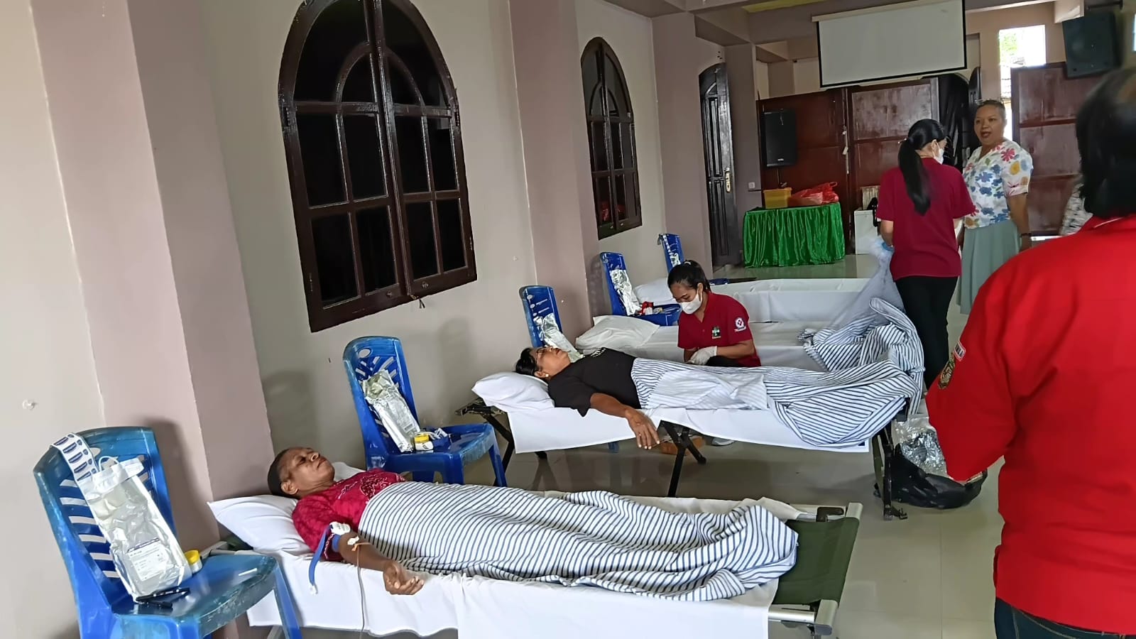 PMI Mimika Gandeng RSMM Gelar Donor Darah di HUT GPI Papua Tiberias, Ajak Semua Lembaga Peduli Kemanusiaan