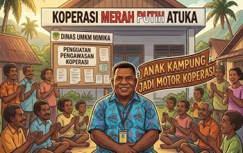 Anak Kampung Jadi Motor Koperasi, Dinas UMKM Mimika Perkuat Pengawasan