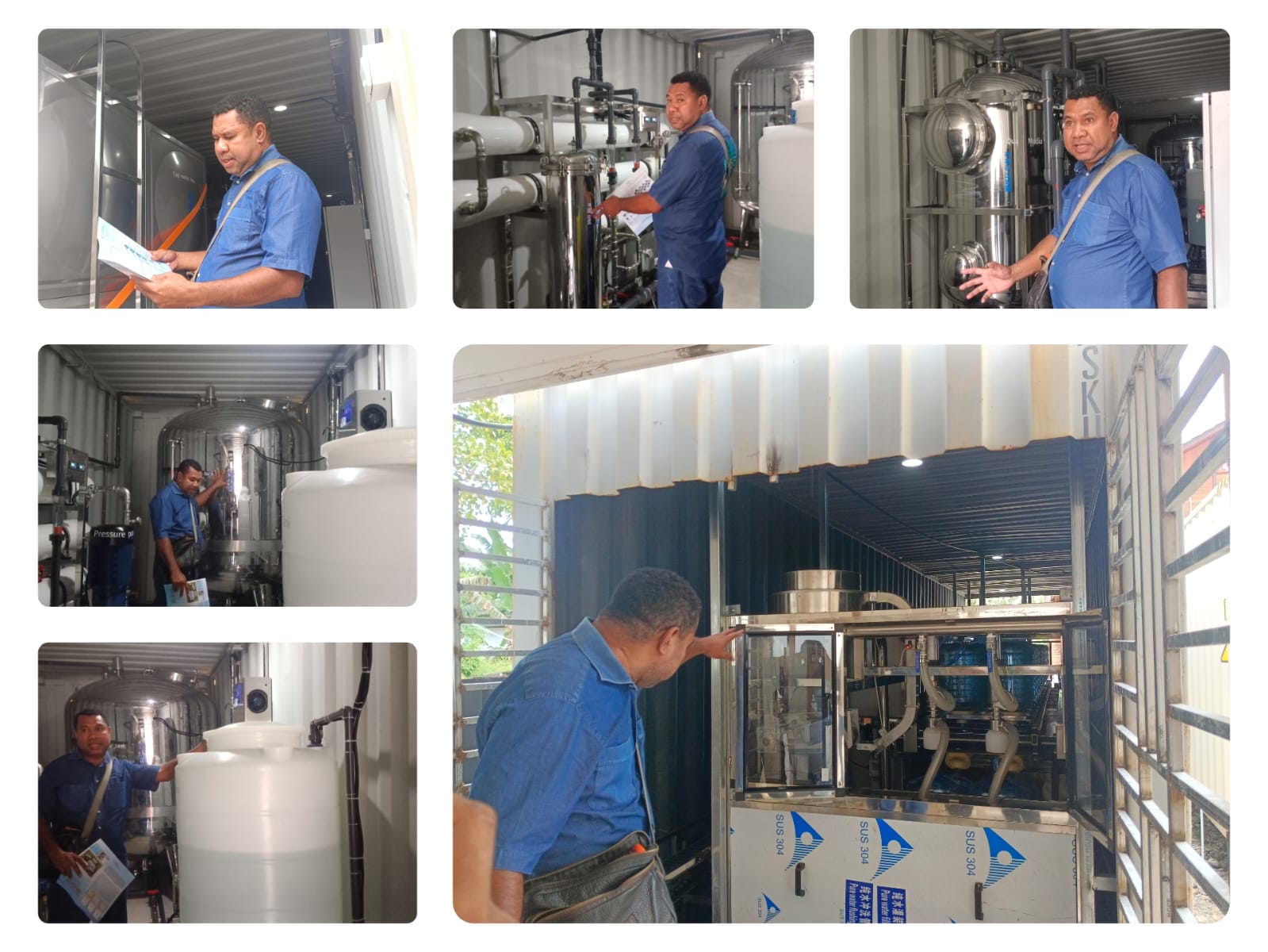 James Woisiri Perkenalkan Teknologi Dagua di Timika, Air Laut Kini Bisa Langsung Jadi Air Minum