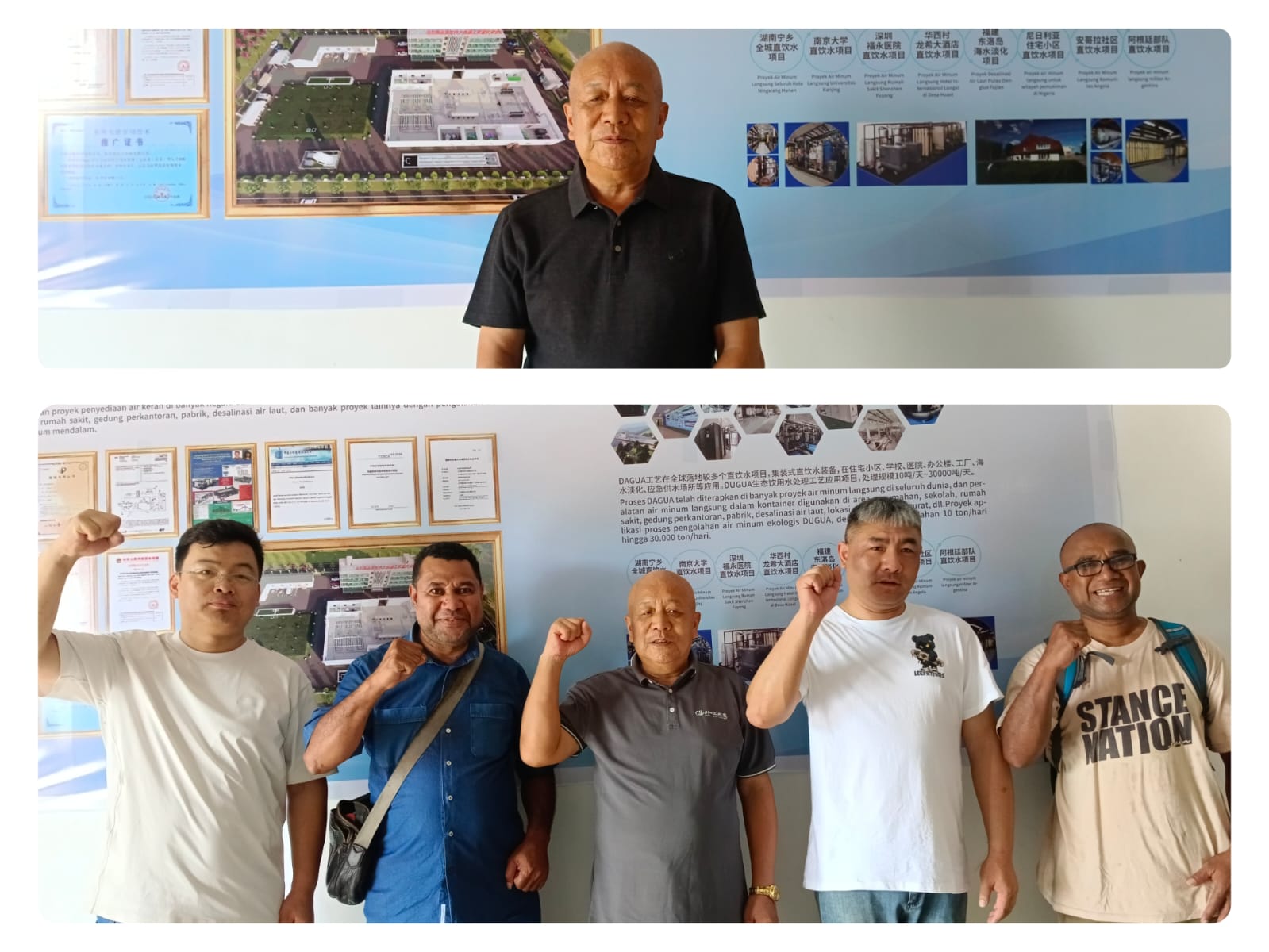 Wang Jianping Bawa Teknologi Dunia ke Timika, PT DAG Water Indonesia Hadirkan Solusi Air Minum Modern