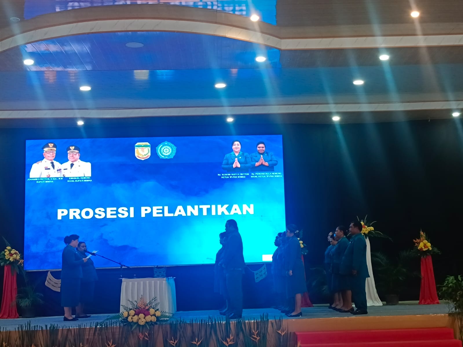 Resmi Dilantik, 18 Ketua TP PKK Distrik se-Mimika Siap Gerakkan Kesejahteraan Keluarga