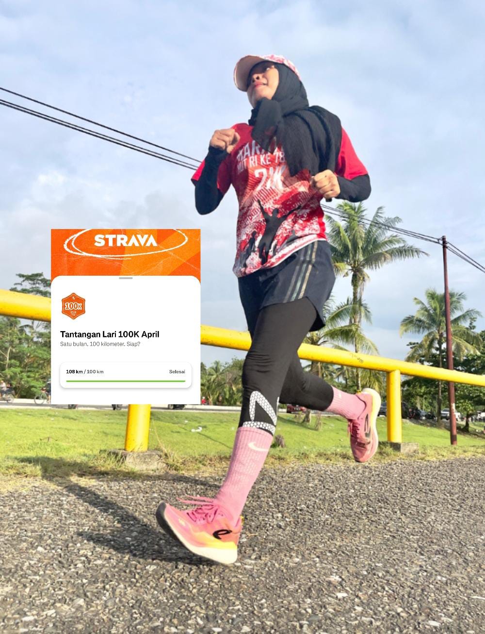 Langkah Tanpa Batas di Bumi Amungsa, Kak Elly Tuntaskan 100 KM, Menghidupkan Semangat Kartini di Bumi Amungsa