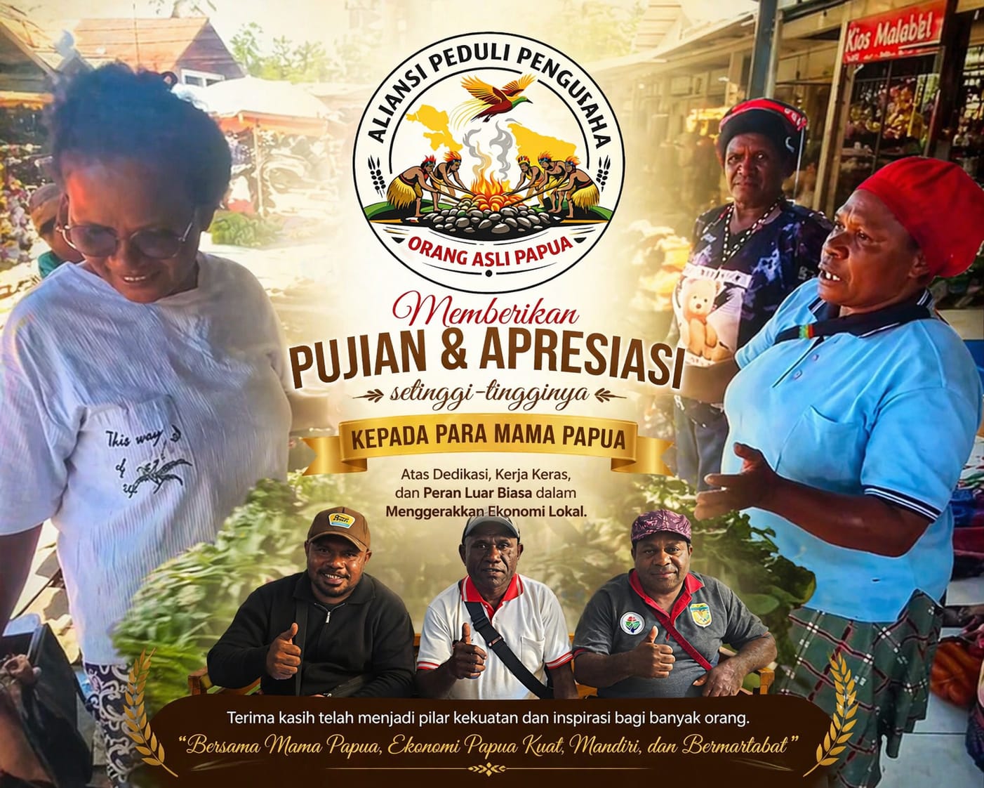 SPPG Oyehe Nabire 002 Tuai Pujian, Aliansi Pengusaha Papua Timika: MBG Harus Berdampak sampai ke Mama-Mama Papua