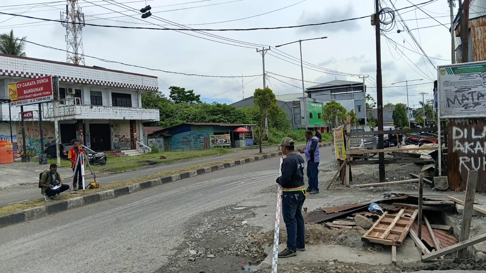 Ruas Jalan Ahmad Yani Yang Sempat Viral Mulai Diperbaiki PUPR Rencanakan Overlay dan Perbaikan Drainase