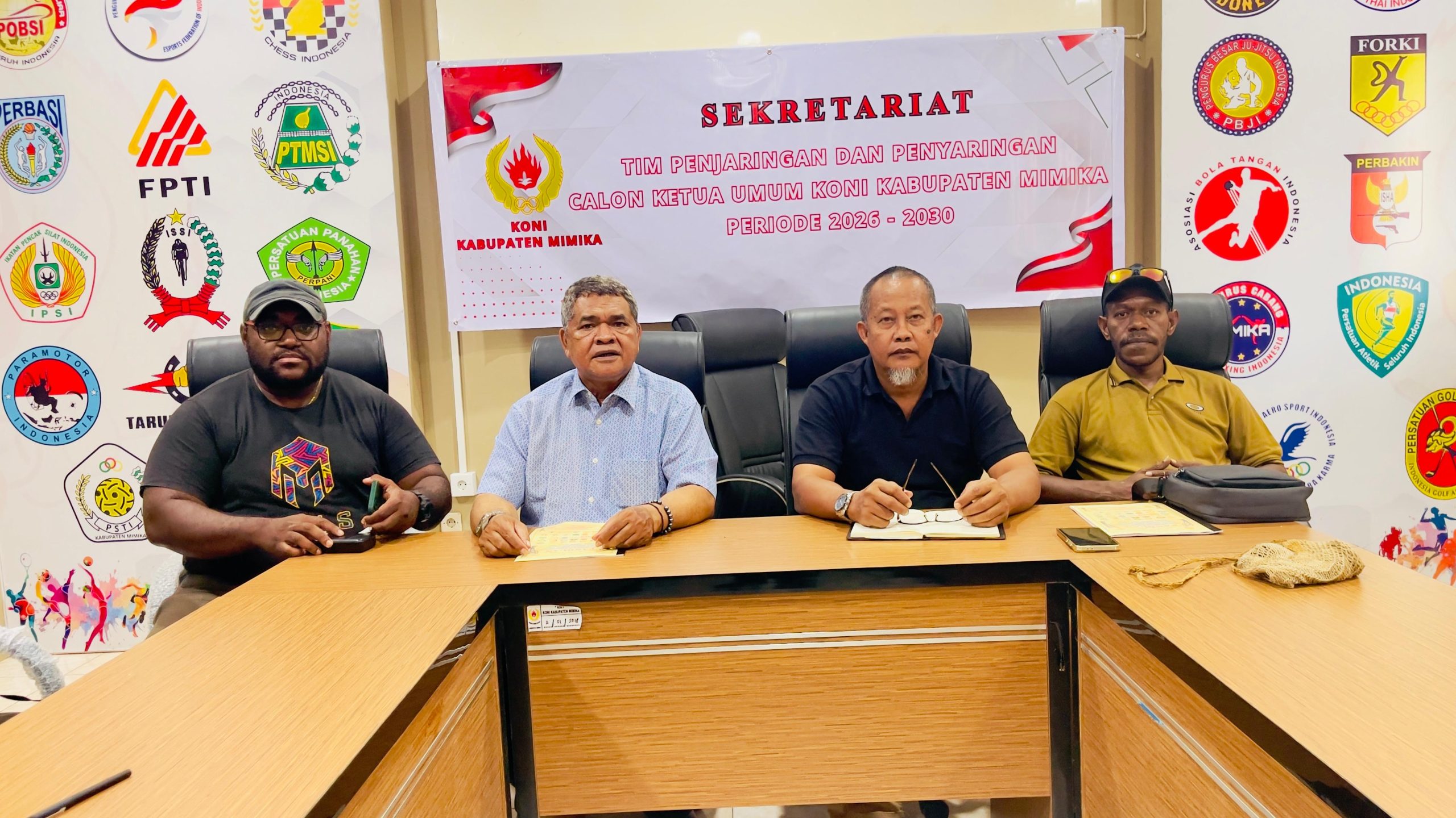 Pendaftaran Resmi Ditutup, Satu Kandidat Maju di Bursa Ketua KONI Mimika 2026–2030