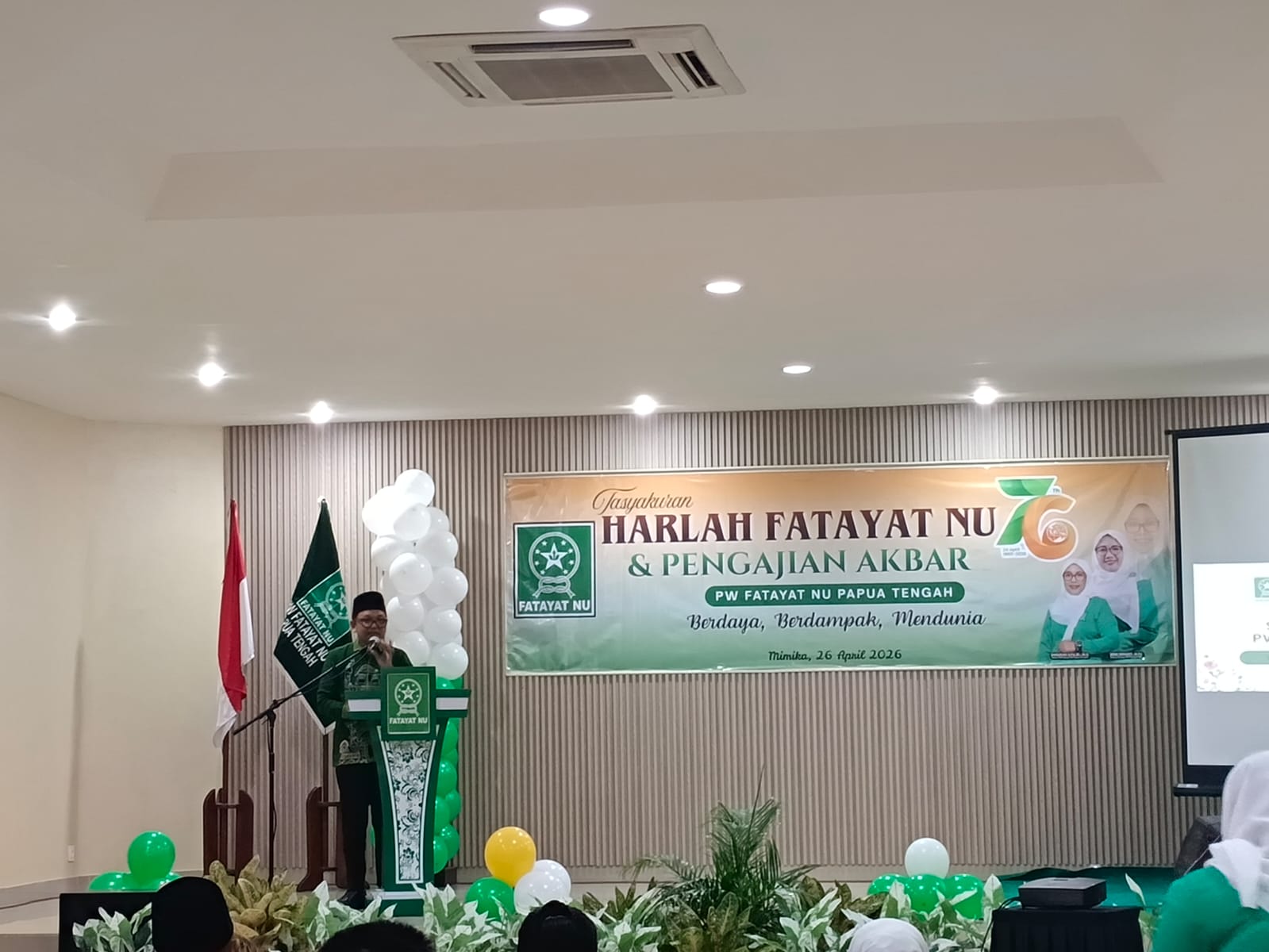 Harlah ke-76 Fatayat NU, PW NU Papua Tengah Tekankan Peran Perempuan dan Toleransi di Timika