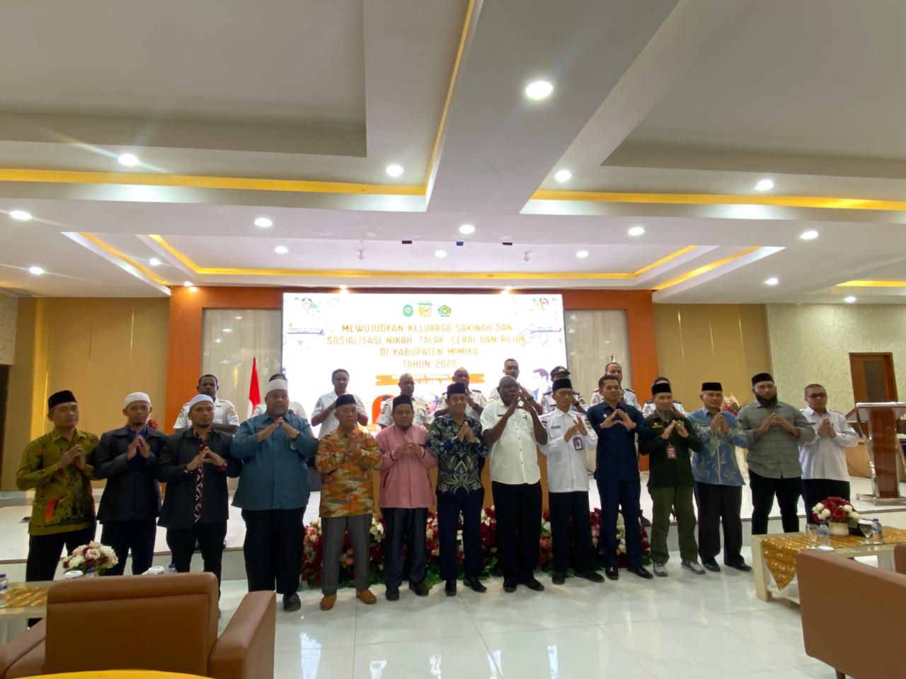 Dukcapil Mimika Gelar Sosialisasi Tahapan Perkawinan Dorong Terciptanya Keluarga Harmonis 