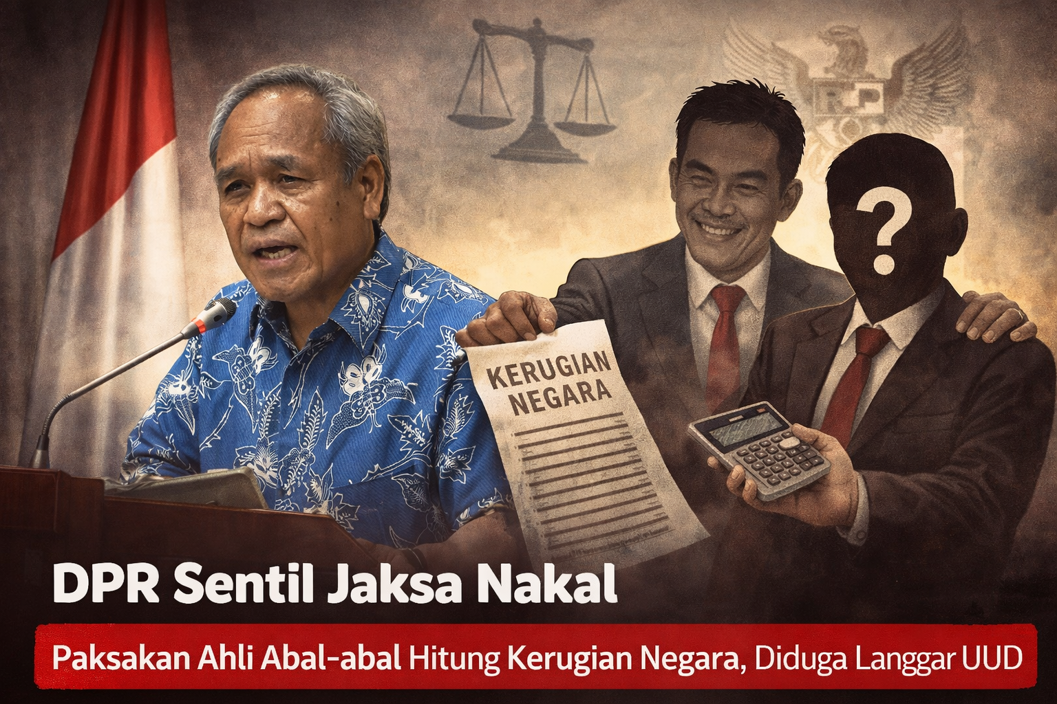 RDP DPR RI Sentil ‘Jaksa Nakal’, Tersangka Ditetapkan Meski Tak Ada Kerugian Negara