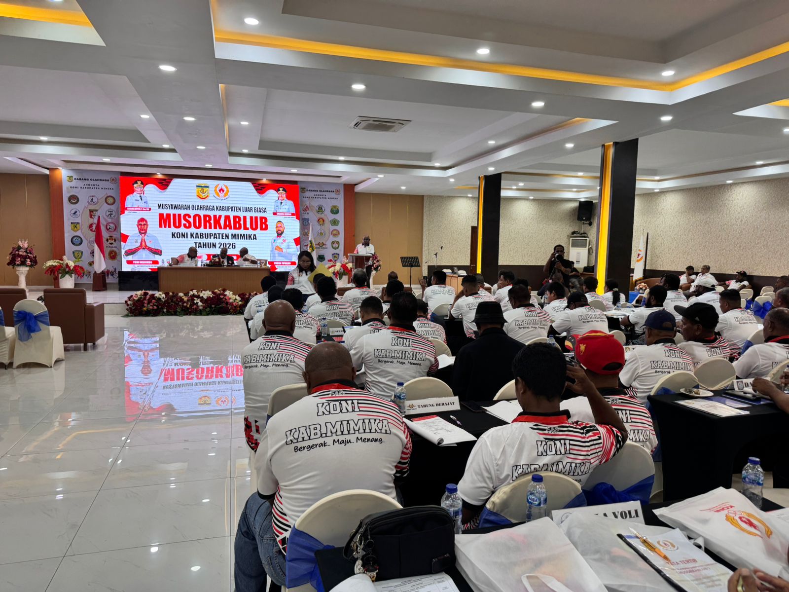 Buka Musorkablub, Bupati Mimika Ajak Bangun Tata Kelola Olahraga yang Lebih Profesional