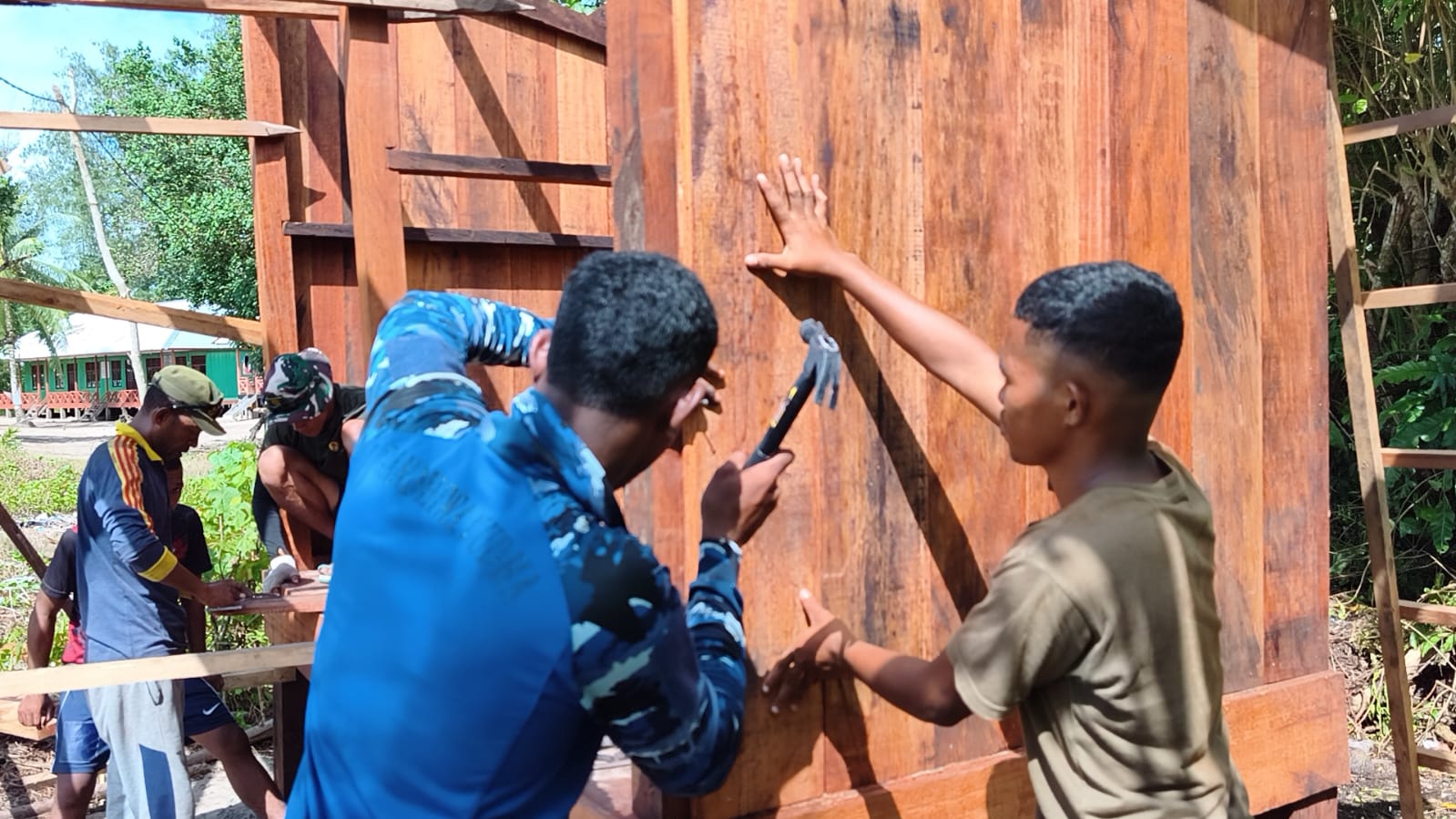Sasaran Fisik dan Nonfisik Berjalan, TMMD Keakwa Capai 35 Persen