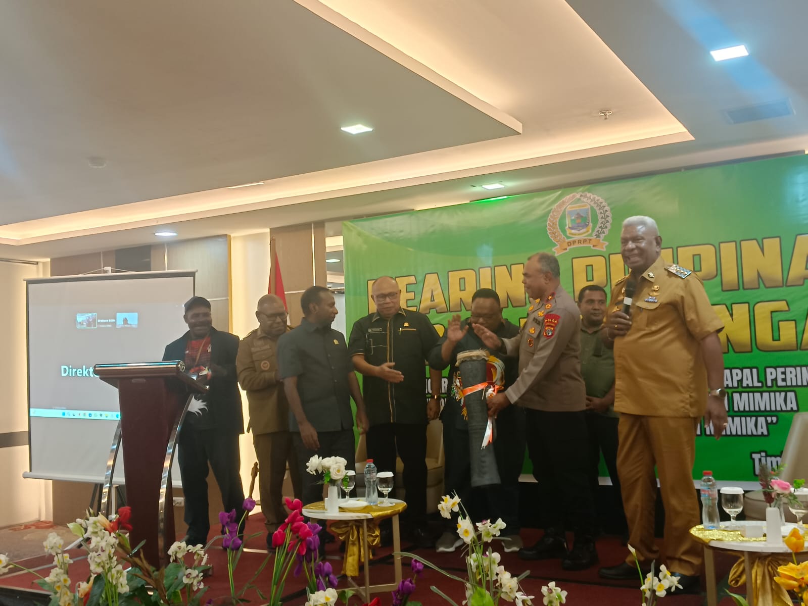 Hearing DPR Papua Tengah Bahas Akses Kapal Perintis dan Tailing di Mimika