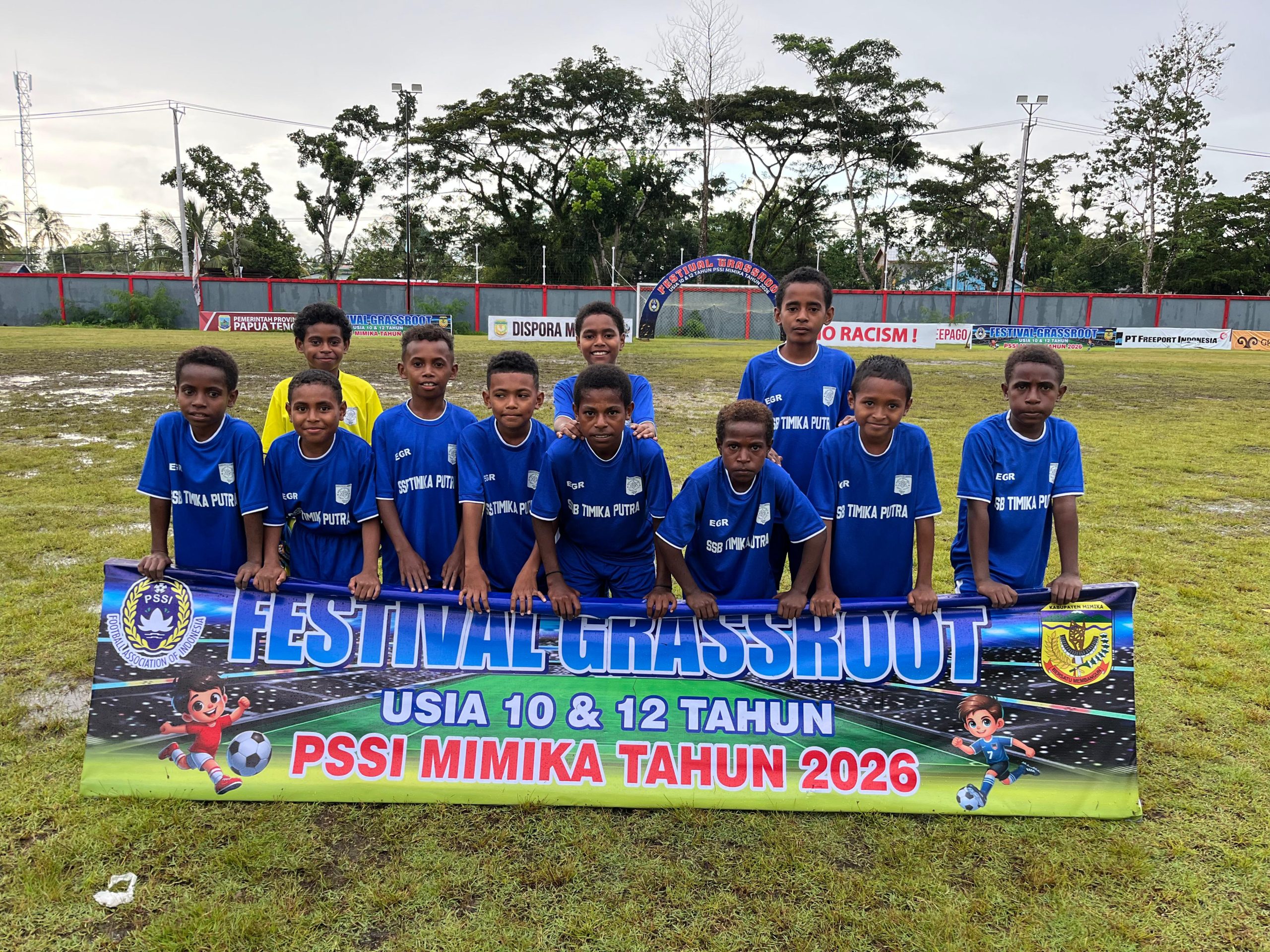 Timika Putra Pesta Gol, Hajar Impact B 5-0 di Grassroot U-12
