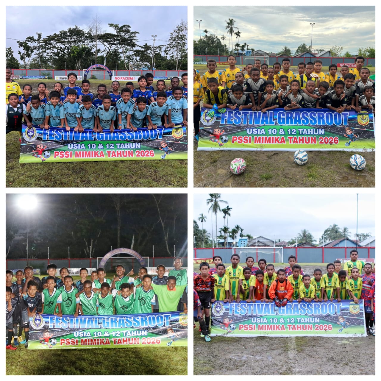 Empat Tim Pastikan Tiket Semifinal Festival Grassroot U-12