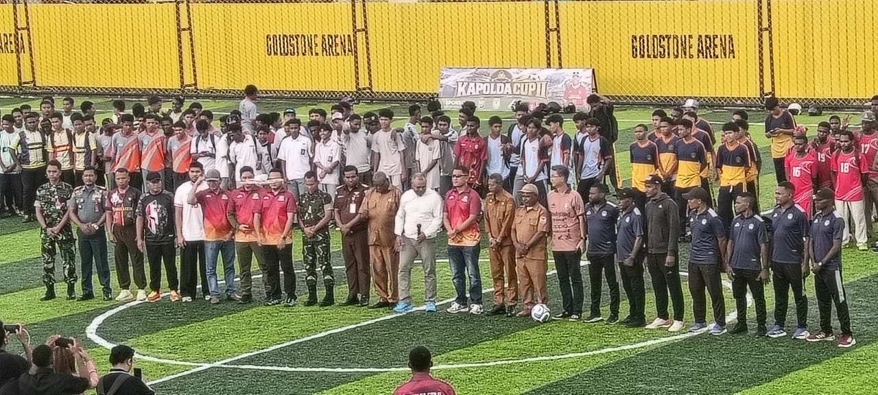 Turnamen Kapolda Papua Tengah Cup II Resmi Dibuka, Ajang Silaturahmi dan Pembinaan Generasi Muda Mimika