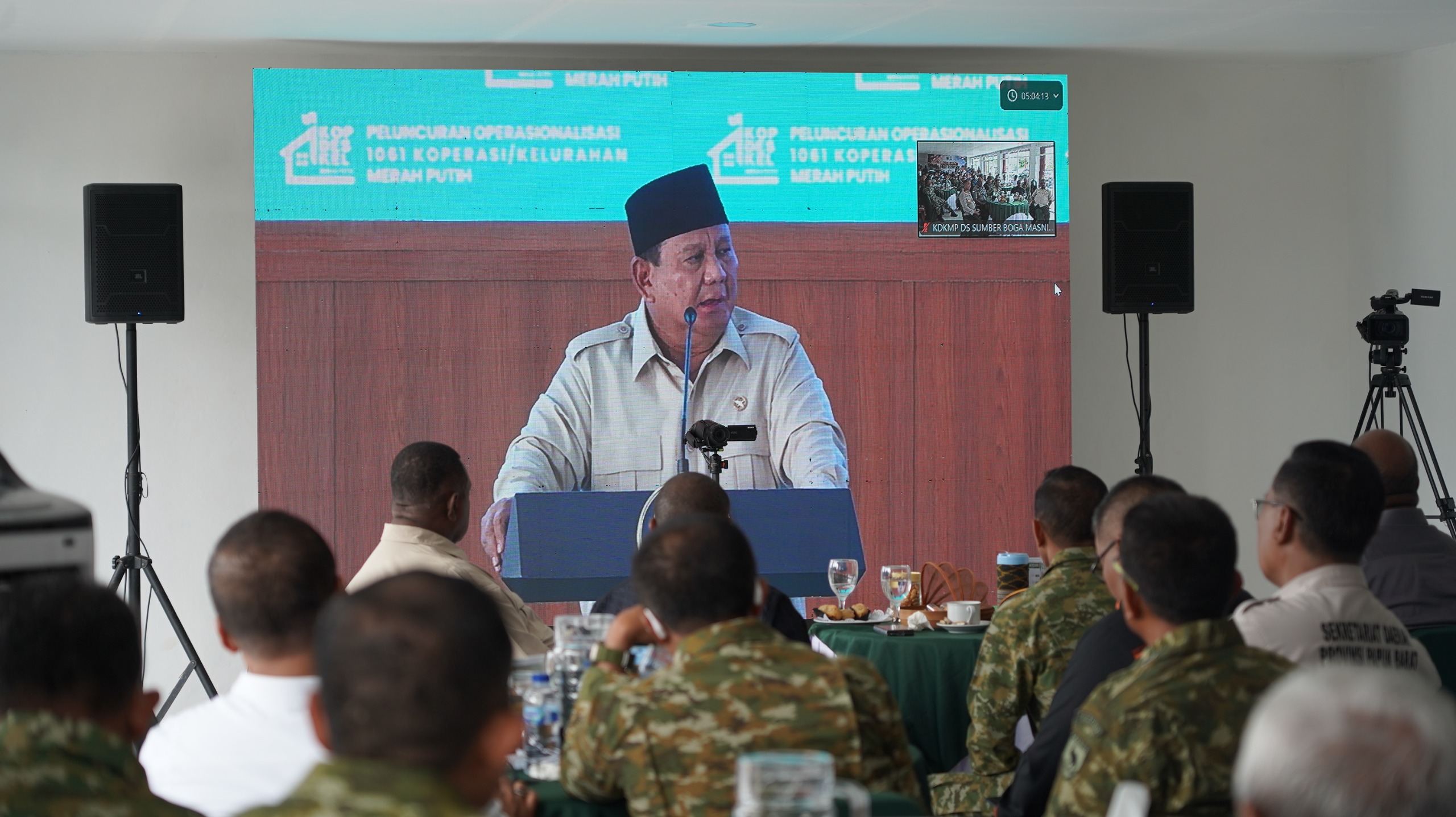 Pangdam XVIII/Kasuari Hadiri Peresmian 1.061 Gedung Koperasi Merah Putih Se-Indonesia : Dorong Kebangkitan Ekonomi Rakyat dari Papua Barat