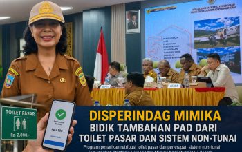 Disperindag Mimika Bidik Tambahan PAD dari Toilet Pasar dan Sistem Non-Tunai