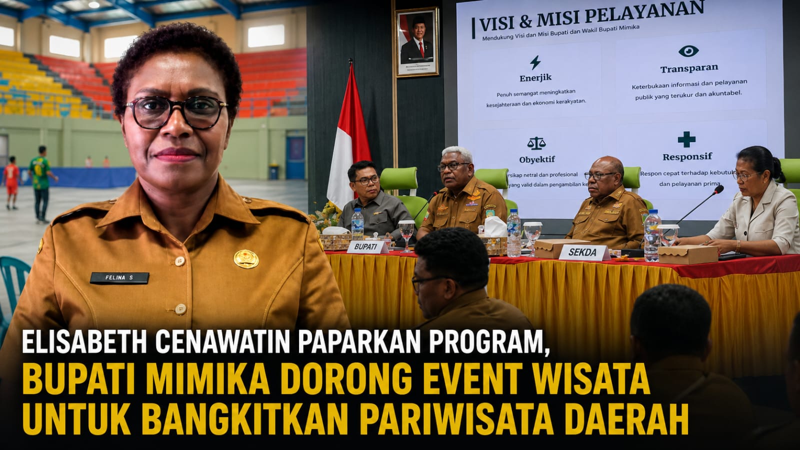 Bupati Mimika Dorong Festival Wisata dan Event Kreatif untuk Bangkitkan Pariwisata Daerah