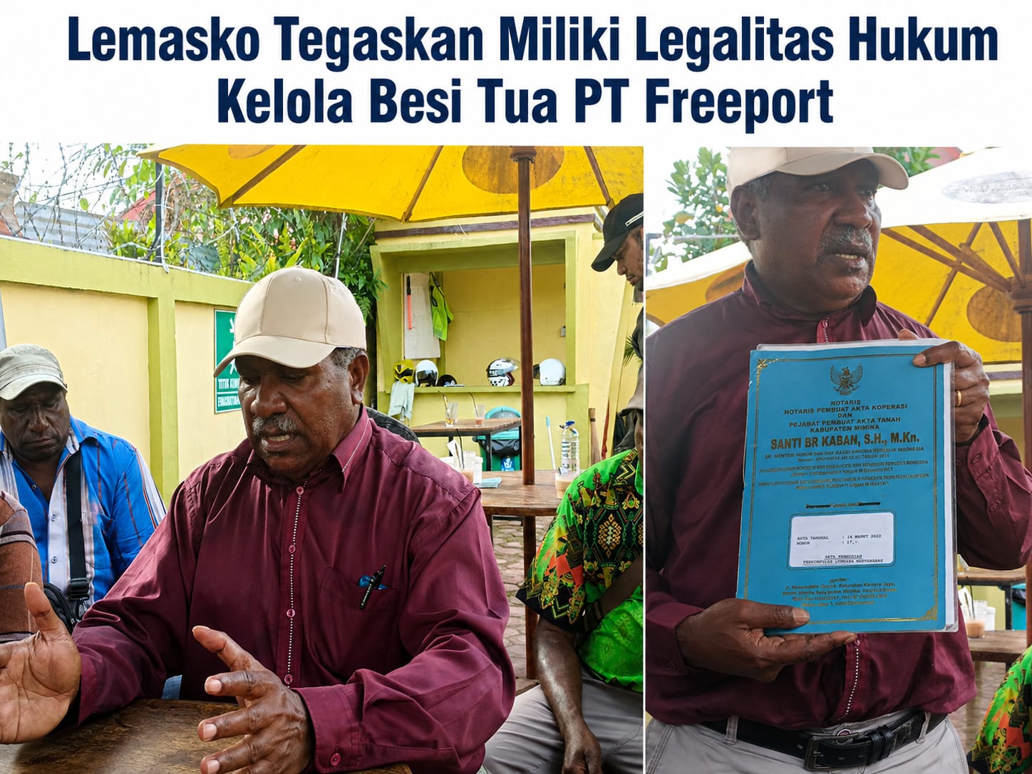 Polemik Besi Tua Freeport, Gregorius Okoare Tegaskan Punya Dasar Hukum Sah