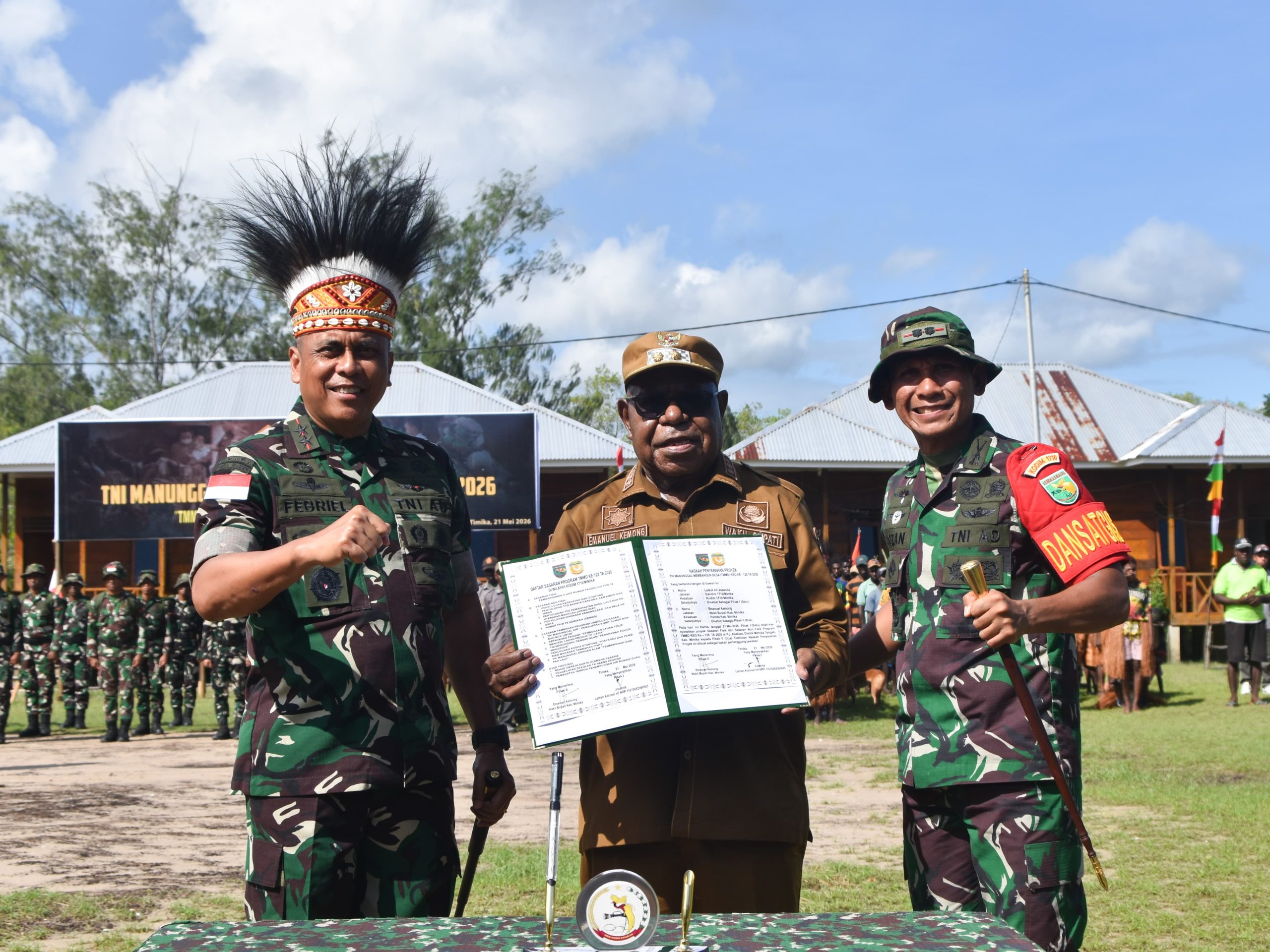 Dukungan dan Kolaborasi Yang Baik, Pangdam Febriel Ucapkan Terimakasih Kepada Pemda Mimika