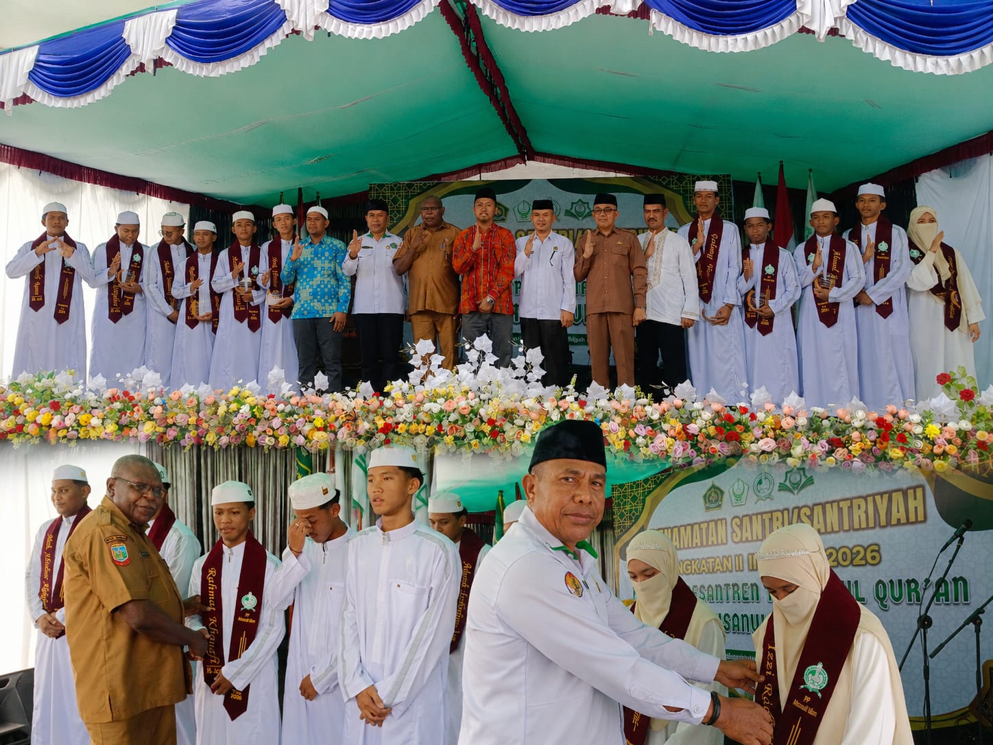 Penamatan Santri Angkatan II Tahun 2026, Pemkab Mimika Apresiasi Peran Pesantren Bentuk Generasi Berkarakter