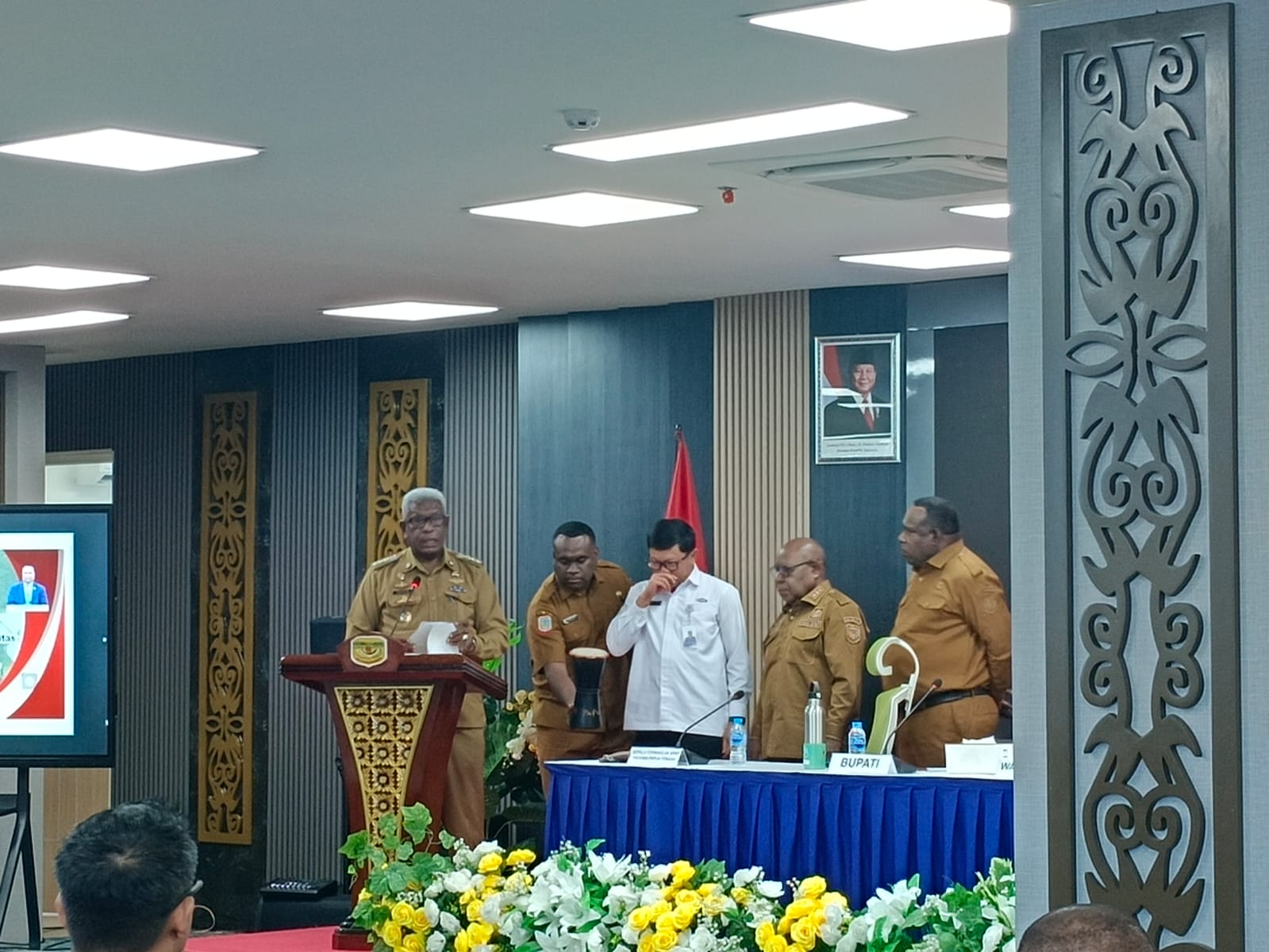 Bupati Johannes Rettob Tekankan SPIP dan Manajemen Risiko untuk Cegah Korupsi