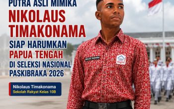 Putra Asli Mimika Nikolaus Timakonama Siap Harumkan Papua Tengah di Seleksi Nasional Paskibraka 2026
