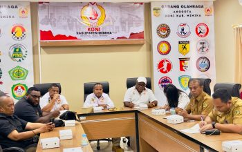 KONI Mimika Mulai Pendataan Cabor dan Atlet, Siapkan Basis Data Menuju Porkab 2026