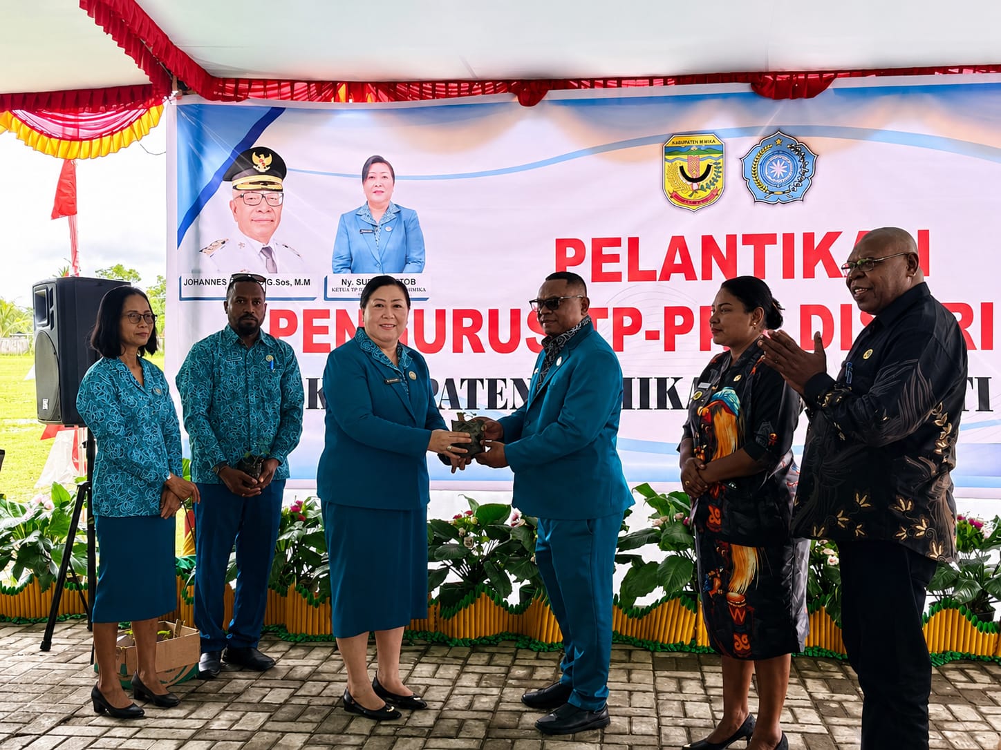 Ketua TP PKK Mimika Ajak Warga Tanam Cabai dan Kelor di Setiap Rumah