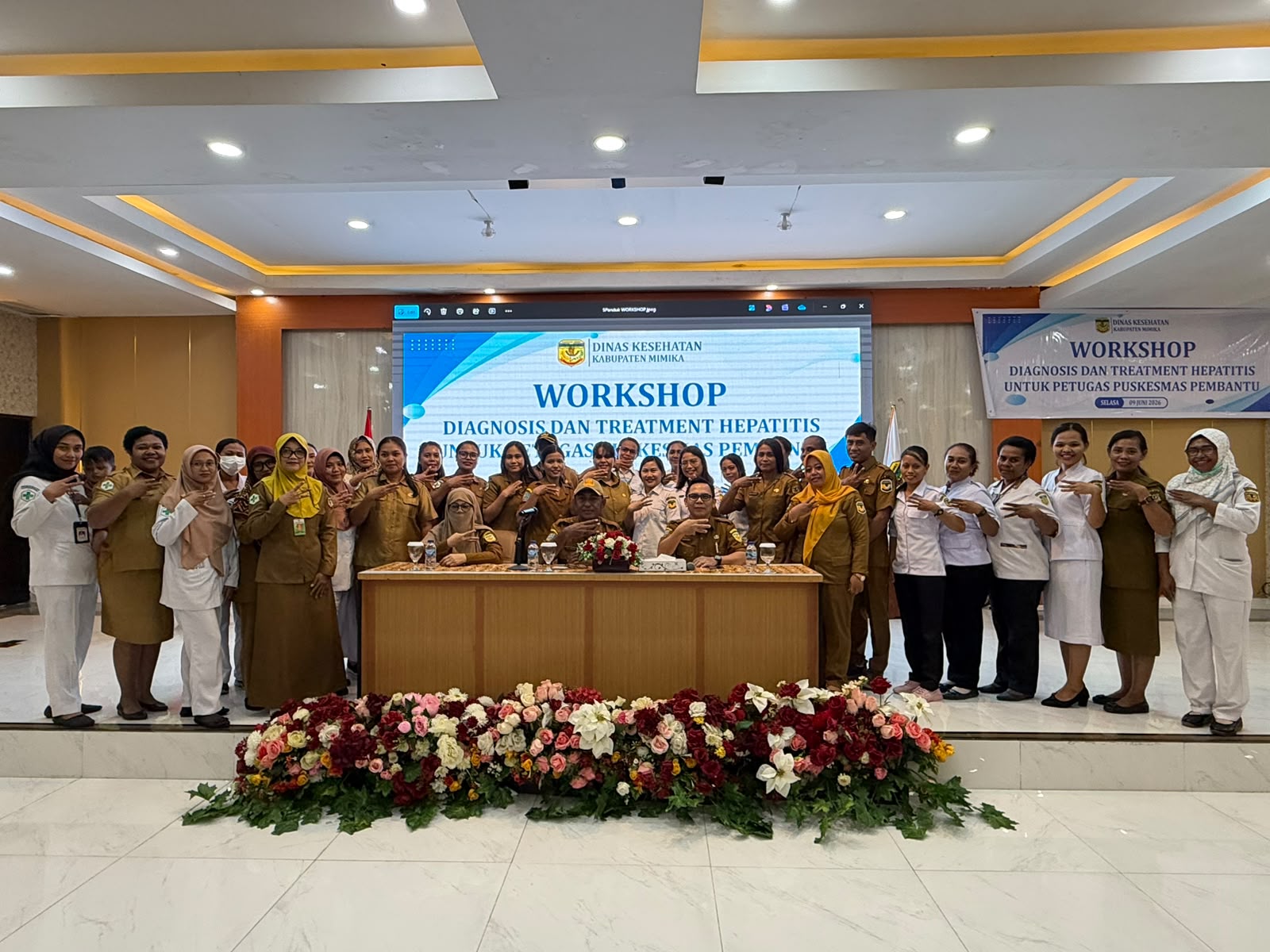 Perkuat Deteksi Dini Hepatitis, Dinkes Mimika Latih Petugas Pustu dan Klinik Pemerintah