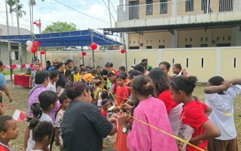 Semangat Gotong Royong Warga RT 08 Kwamki Baru Semarakkan HUT RI ke-81 Dengan Berbagai Kegiatan 