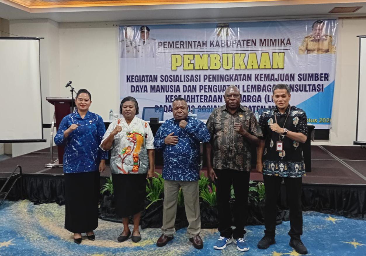Pemkab Mimika Perkuat LK3, SDM Pelayanan Sosial Diminta Semakin Profesional