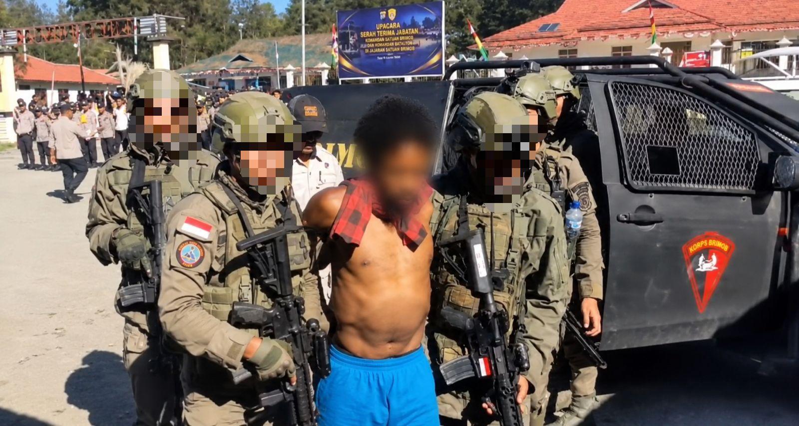 Satgas Kepolisian Operasi Damai Cartenz-2026 Amankan DPO Kasus Penembakan di Puncak