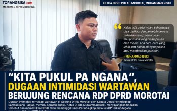 “Kita Pukul Pa Ngana”, Dugaan Intimidasi Wartawan Berujung Rencana RDP DPRD Morotai
