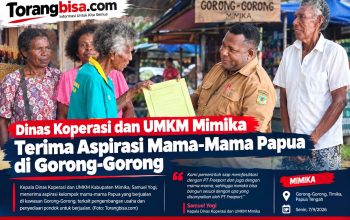 Dinas Koperasi dan UMKM Mimika Terima Aspirasi Mama-Mama Papua di Gorong-Gorong
