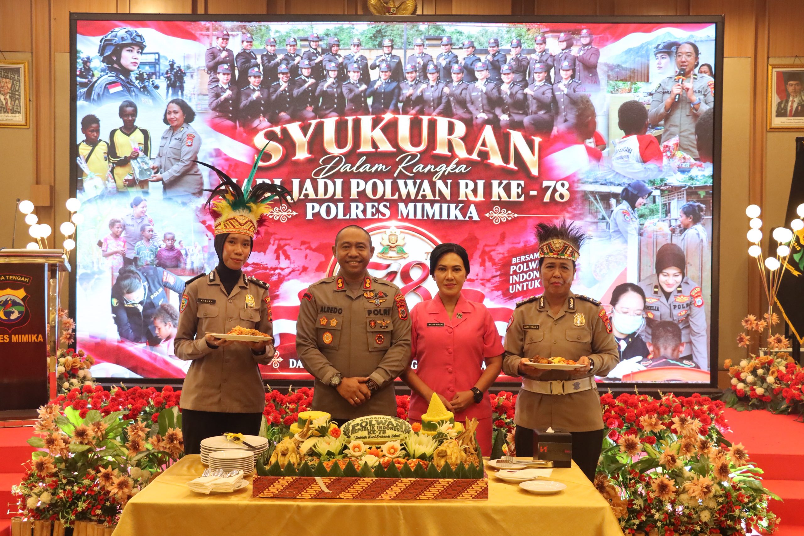 Hari Jadi Polwan ke-78 di Mimika, Kapolres: Jaga Etika, Integritas dan Pengabdian